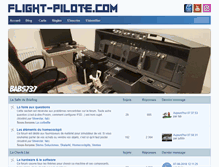Tablet Screenshot of flight-pilote.com
